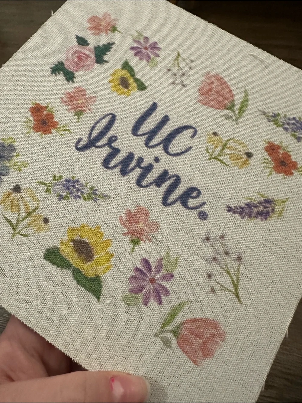 UC Irvine Floral Canvas Wall Art - Multicolor